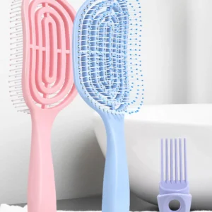 Curly Hair Brush - Portable Hollow Scalp Comb.