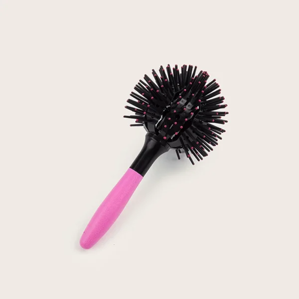 Curly Hair Brush 3D Round Detangling & Styling - Image 2