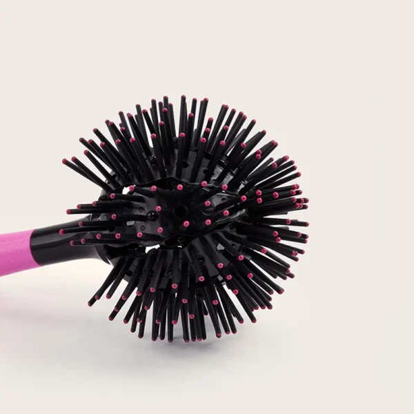 Curly Hair Brush 3D Round Detangling & Styling - Image 3