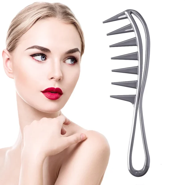 Curly Hair Brush – Detangling, No Pulling, Salon Comb - Image 4