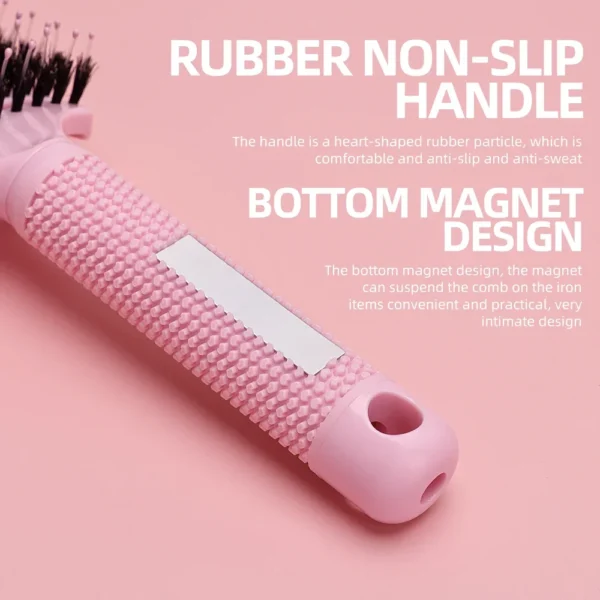 Curly Hair Brush - Nylon Scalp Massage Comb for Women - Image 4