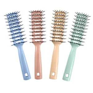 Curly Hair Brush for Styling, Detangling and Salon Use