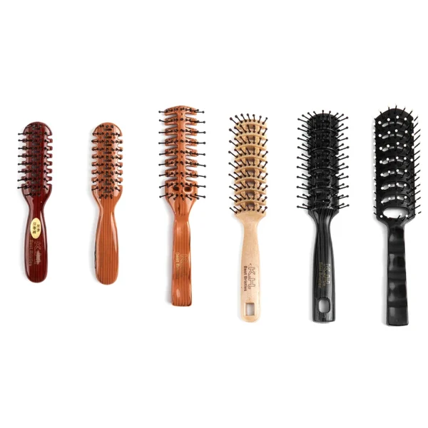 Curly Hair Brush - Hollow Anti-static Detangling Comb - Image 2