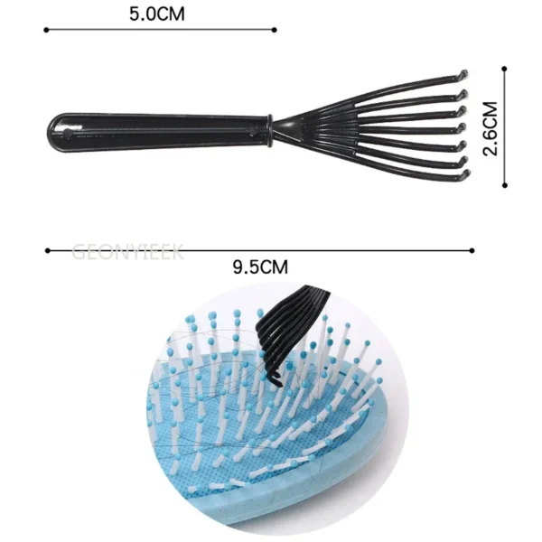 Curly Hair Brush - Scalp Massage Detangle Comb - Image 4
