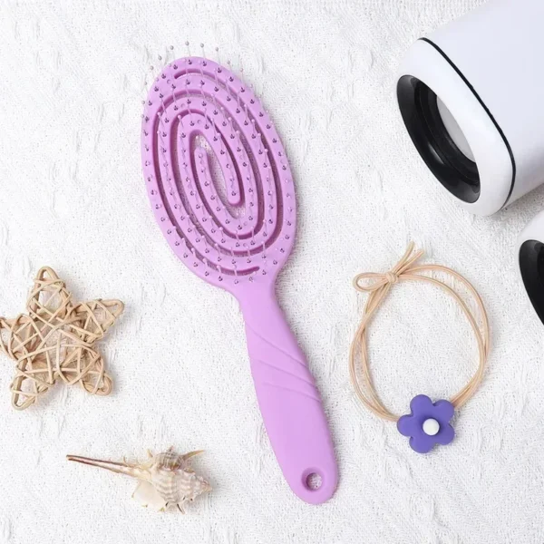 Curly Hair Brush Detangler & Scalp Massager - Image 5