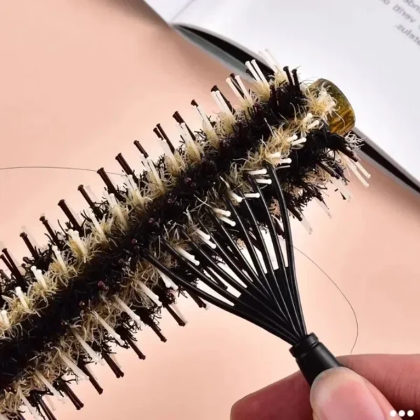 Curly Hair Brush Comb Cleaner Tool – Mini Plastic Claw - Image 3