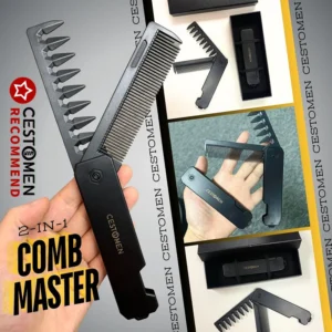 Curly Hair Brush - Portable Folding Comb for Men