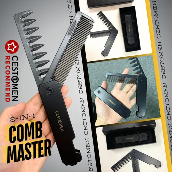 Curly Hair Brush - Portable Folding Comb for Men
