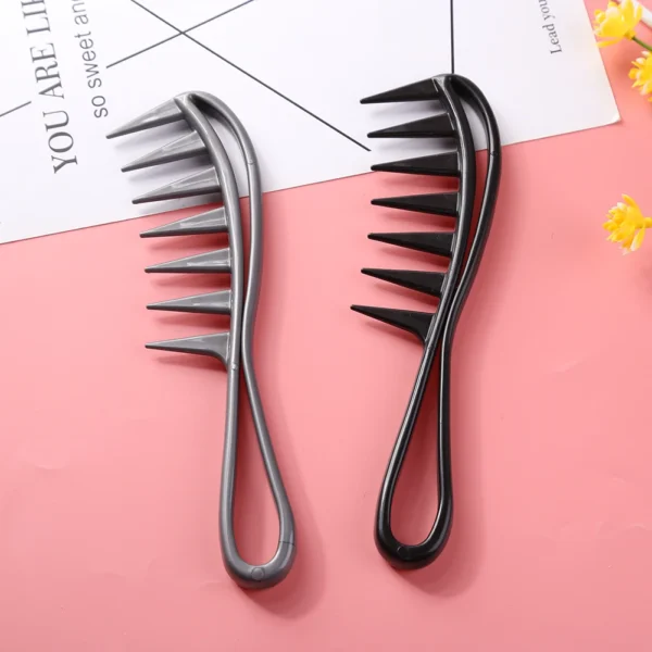 Curly Hair Brush – Detangling, No Pulling, Salon Comb - Image 3