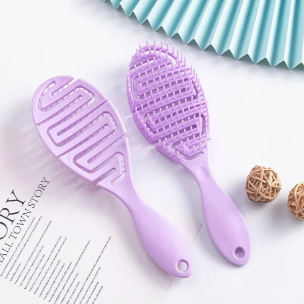 Curly Hair Brush for Scalp Massage and Detangling - Image 3