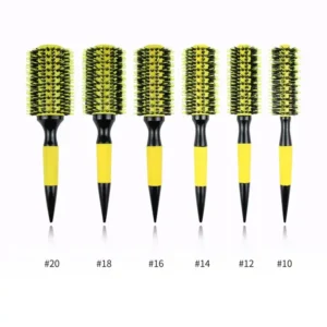 Curly Hair Brush with Boar Bristles for Styling