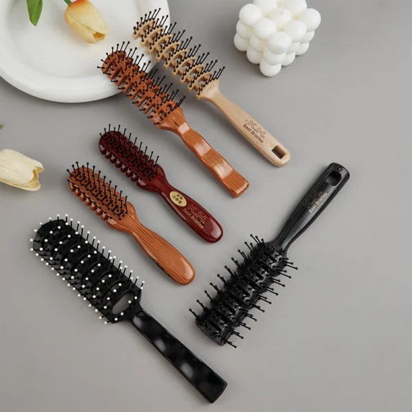 Curly Hair Brush - Hollow Anti-static Detangling Comb