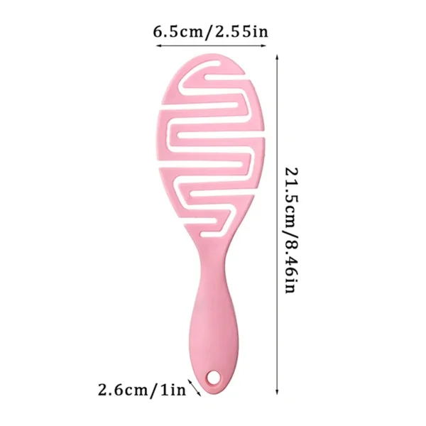 Curly Hair Brush for Scalp Massage and Detangling - Image 6