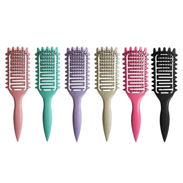 Curly Hair Brush – 3-in-1 Detangling Styling Comb - Image 3