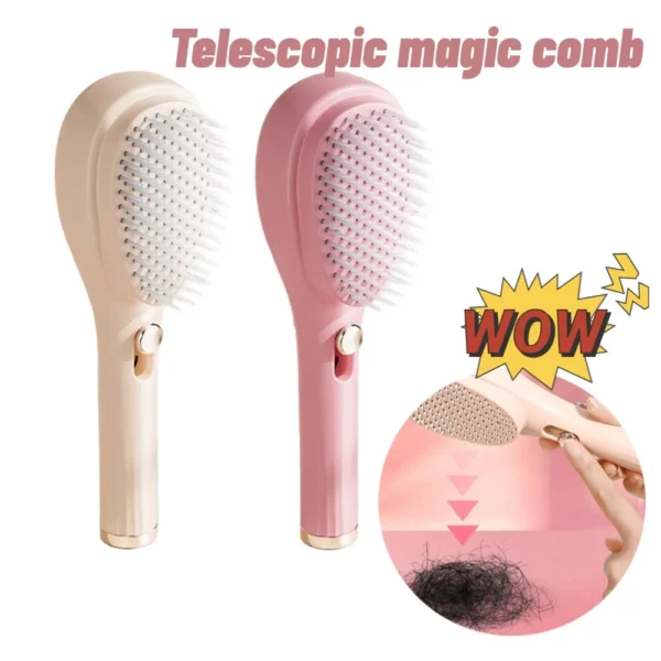 Curly Hair Brush, Telescopic Anti-static Scalp Comb