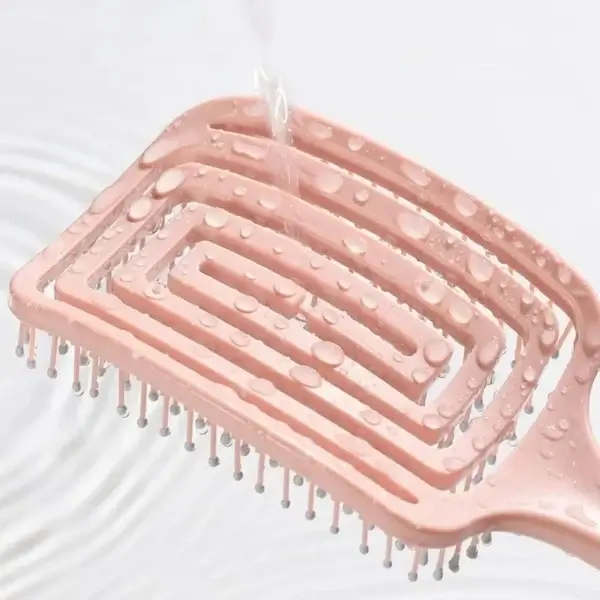 Curly Hair Brush Elastic Scalp Massage & Detangling Tool - Image 6