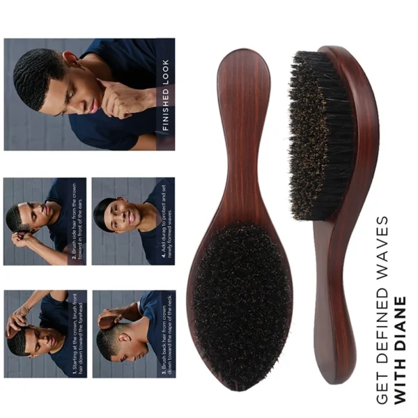 Curly Hair Brush, Afro Wave Brush for Men’s Beard
