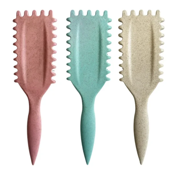 Curly Hair Brush Boar Bristle Detangling & Styling - Image 5